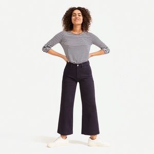 Everlane wide leg crop pant
